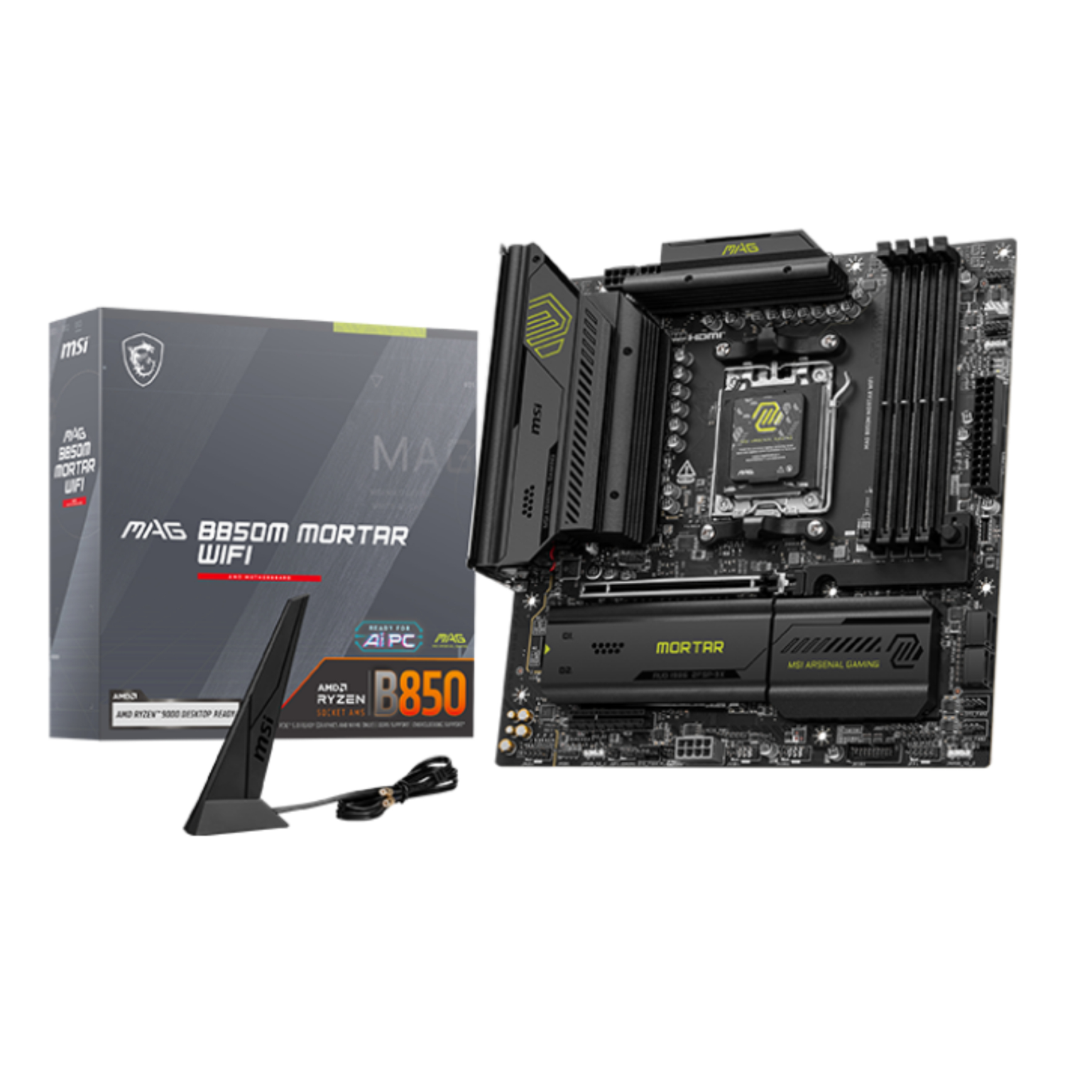 MSI B850M Motherboards - Black