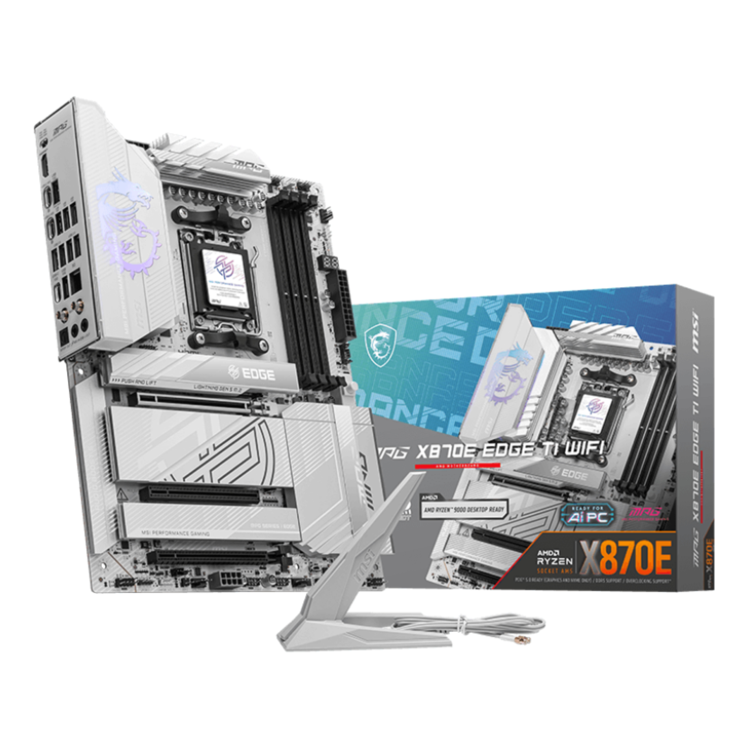 MSI X870E Motherboards - White
