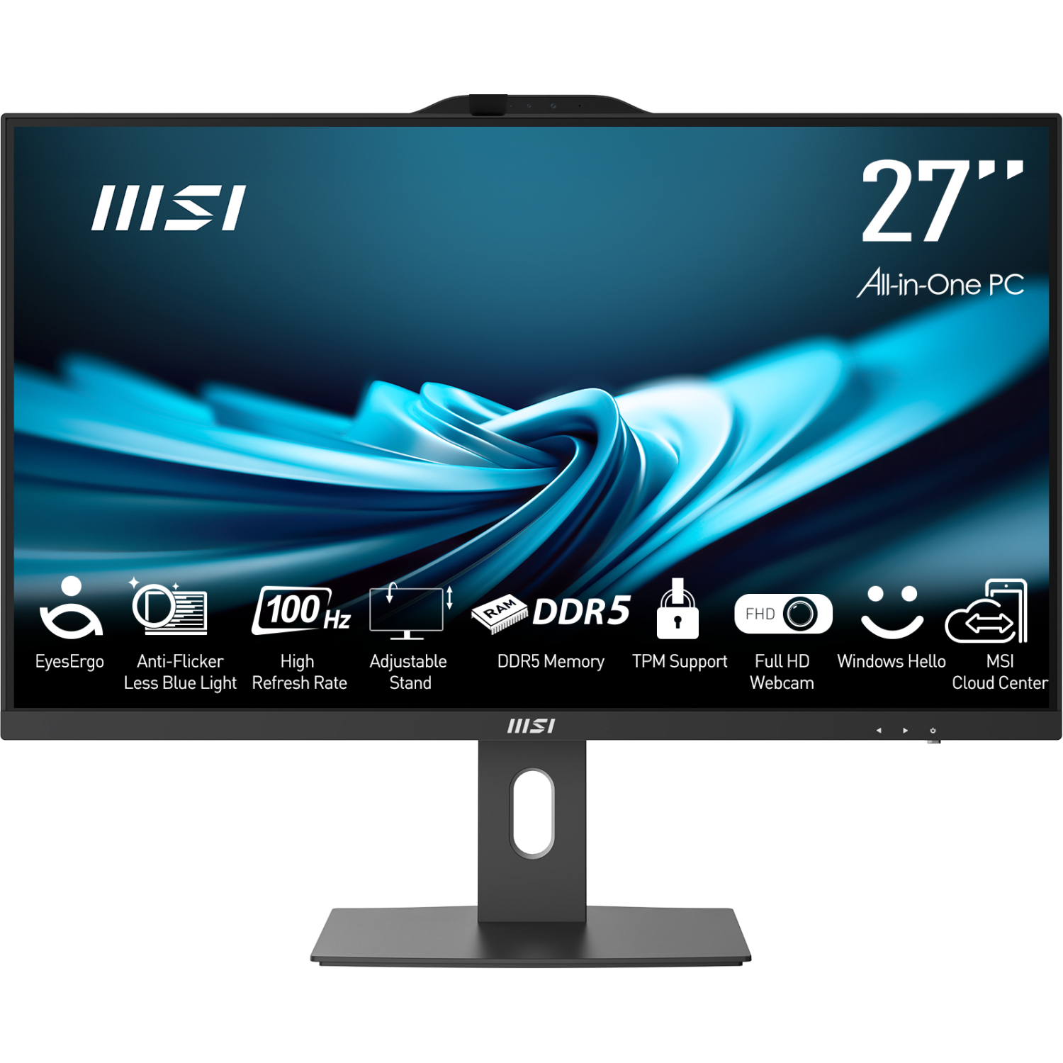 MSI AP272P All-in-One PCs desktops and Workstations - 27 Inches - 16GB - Black