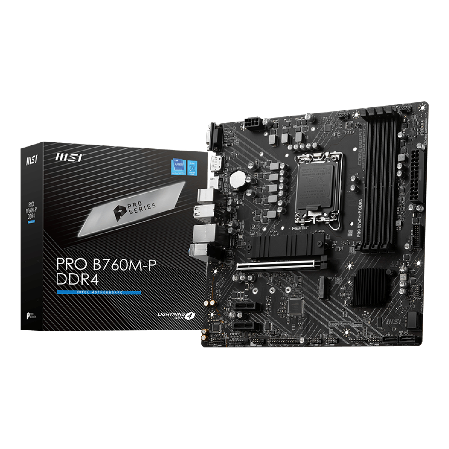 MSI B760M-P Motherboards - Black