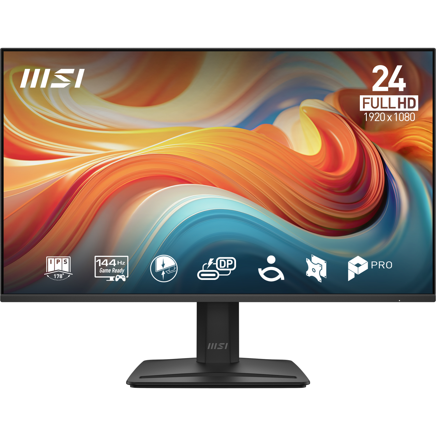 MSI MP242 Computer Monitors - 23.8 Inches - Black