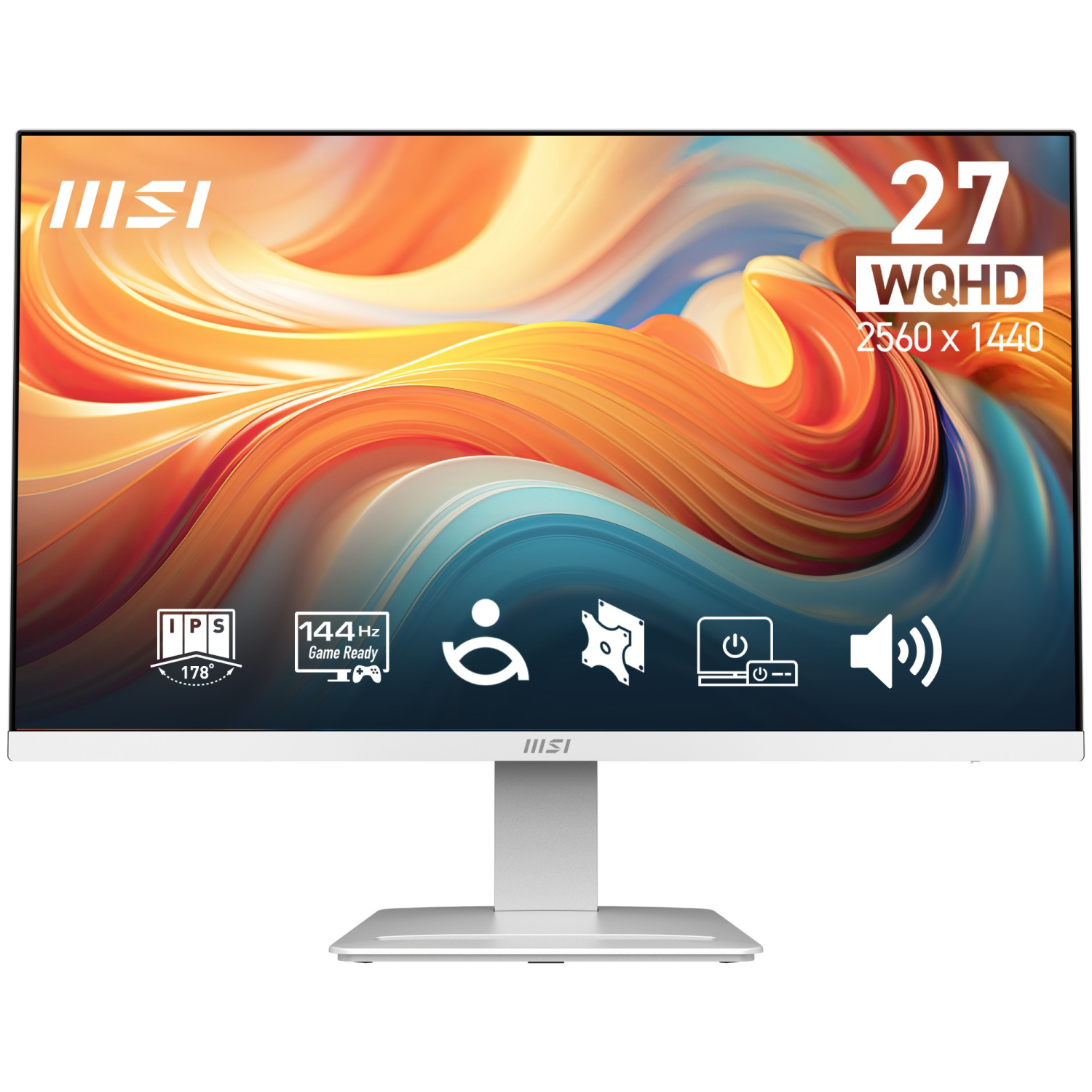 MSI MP273QW Computer Monitors - 27 Inches - White
