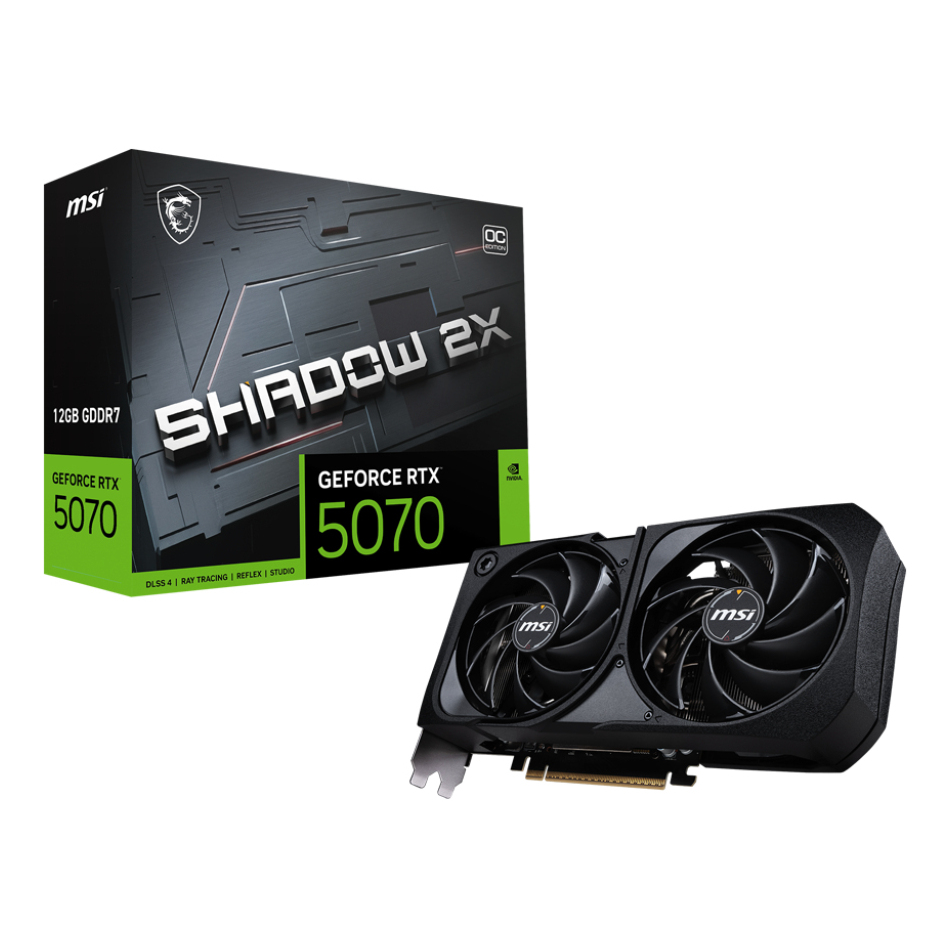 MSI GDDR7 Graphics Cards - Black
