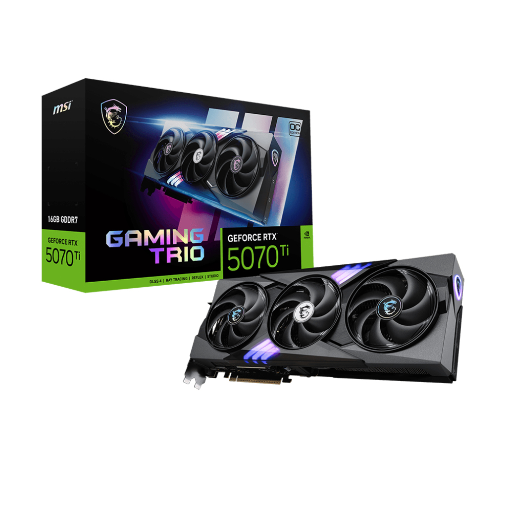 MSI GDDR7 Graphics Cards - Black