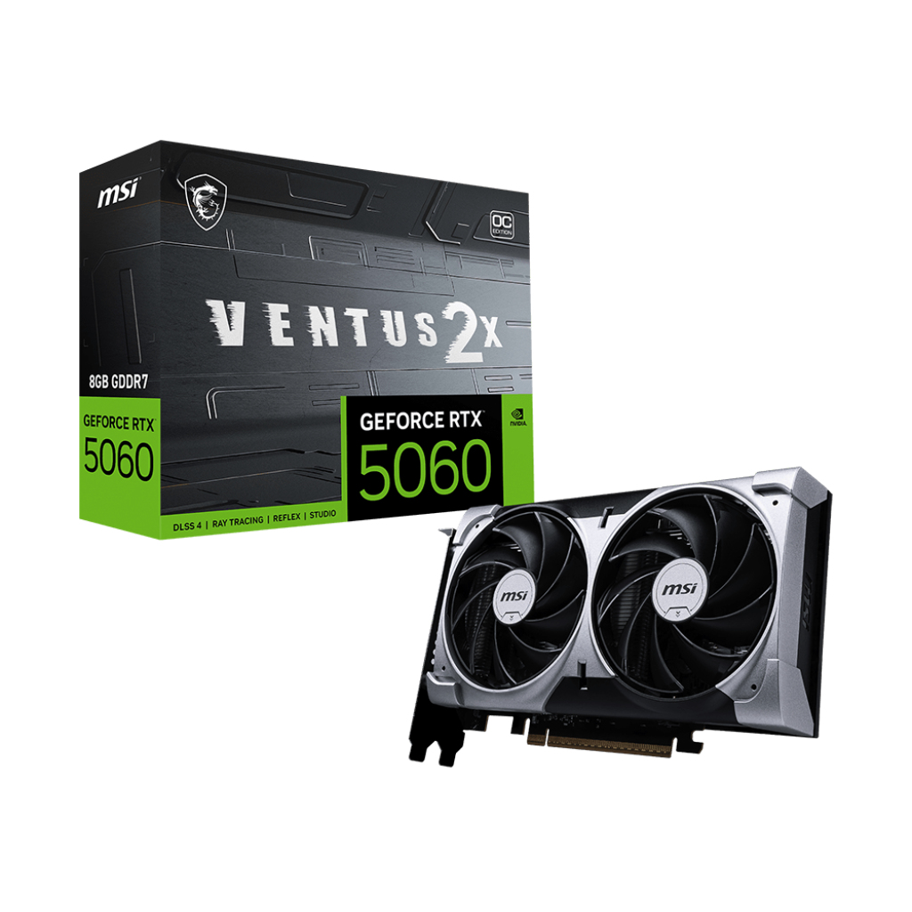 MSI RTX5060 Graphics Cards - Silver