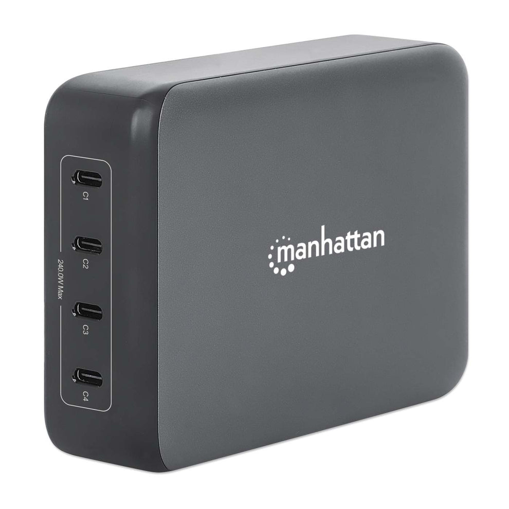 Manhattan 240W Mobile Device Chargers - Black