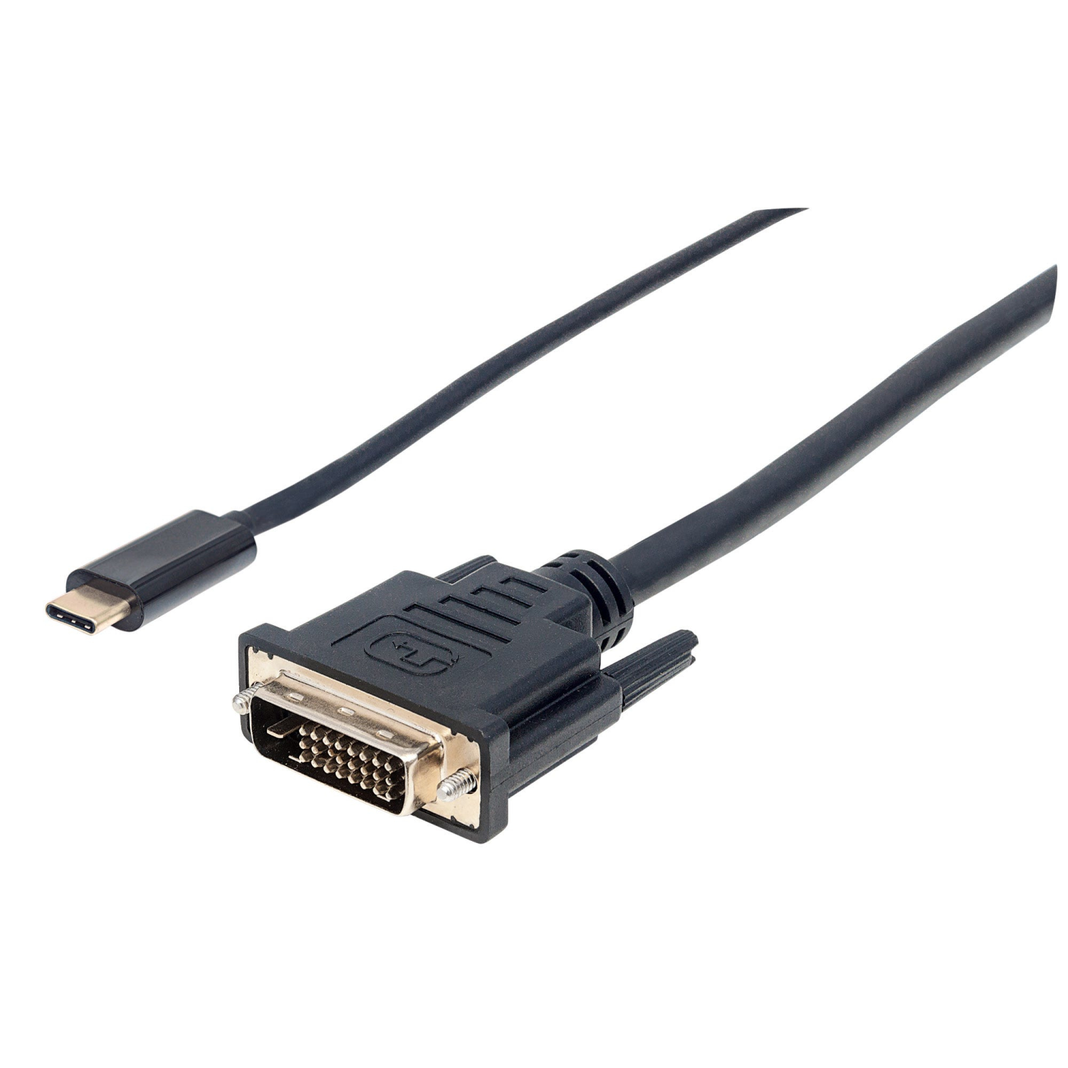 Manhattan CDP2DVIMM2MB Video Cable Adapters - Black