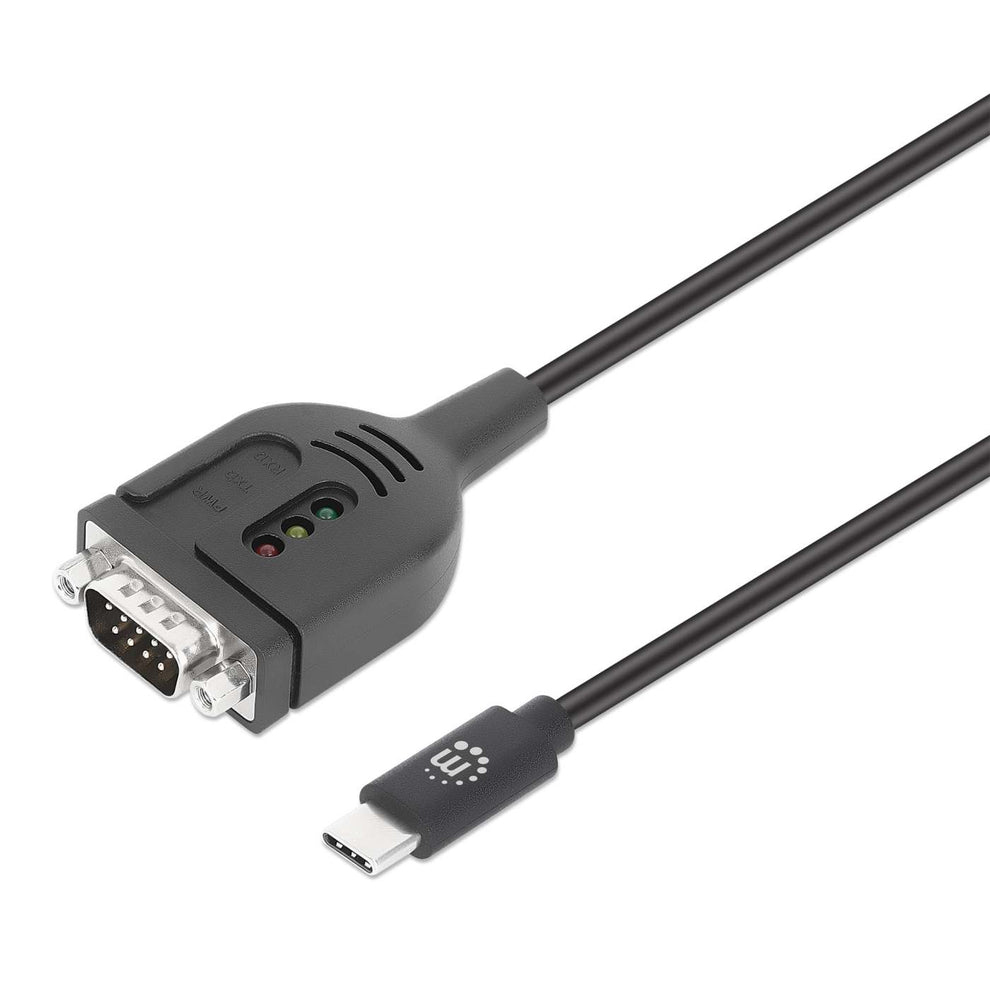 Manhattan RS232 Video Cable Adapters - Black