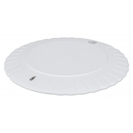 Manhattan Smartphone Wireless Charging Pad (Clearance Pricing), 5W charging, QI certified, White, Micro-USB to USB-A cable included, Micro-USB input into pad, USB-A wall charger/input required (not included), Cable 0.5m, Three Year Warranty, Boxed