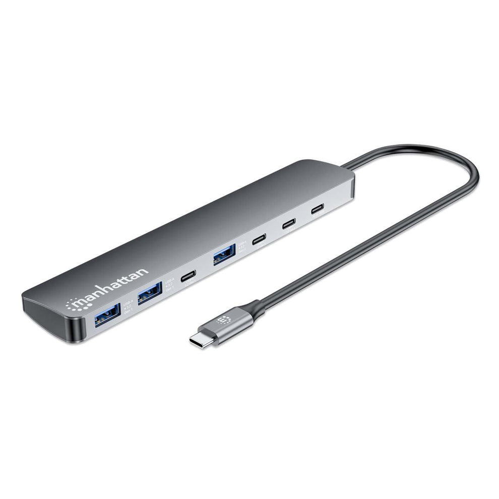 Manhattan 100W Laptop Docks & Port Replicators - Grey