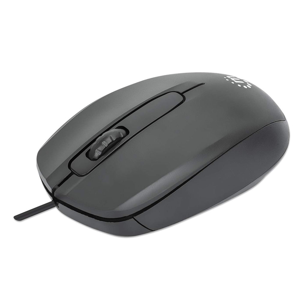 Manhattan 1000dpi Mice - Black