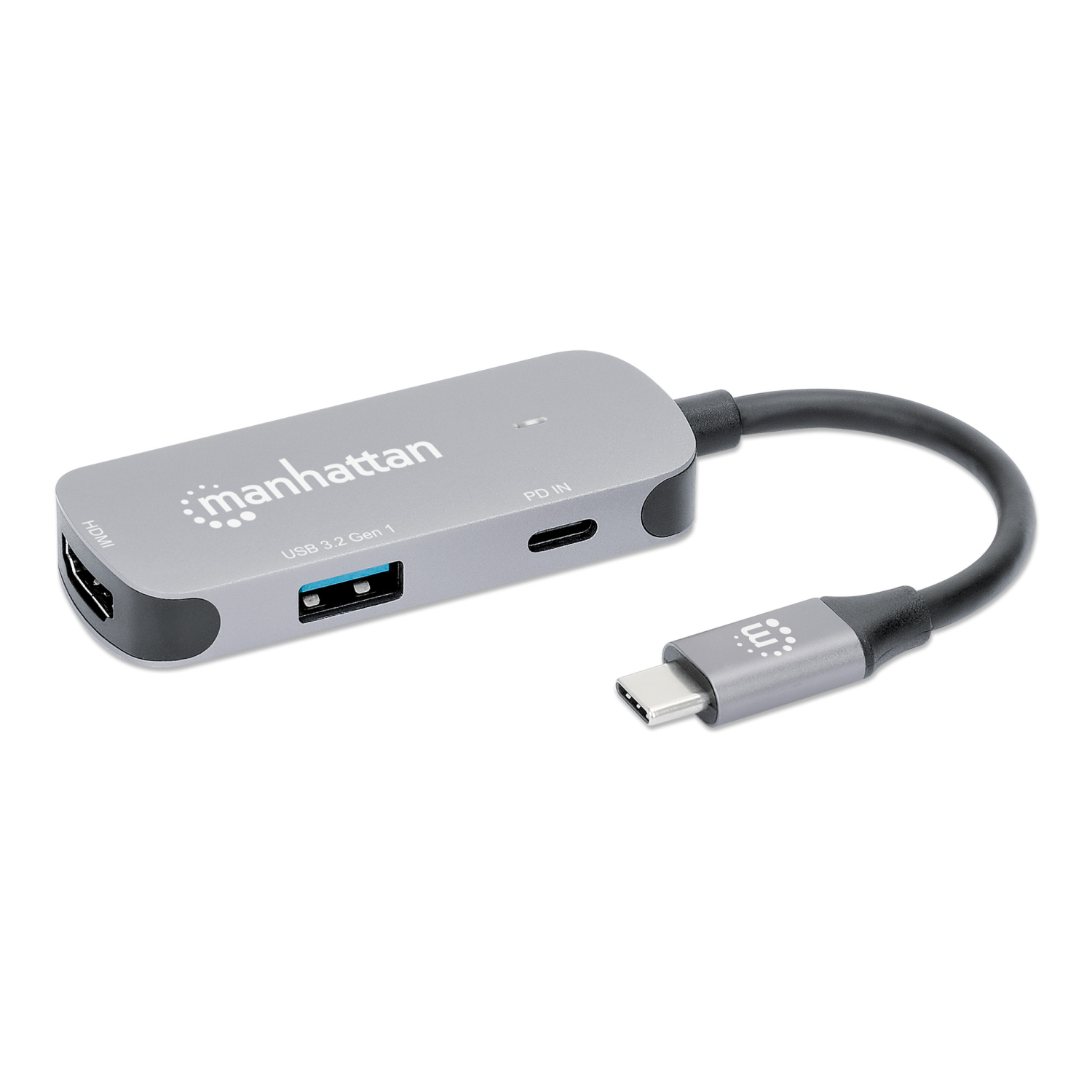 Manhattan 3-PORT Laptop Docks & Port Replicators - Silver