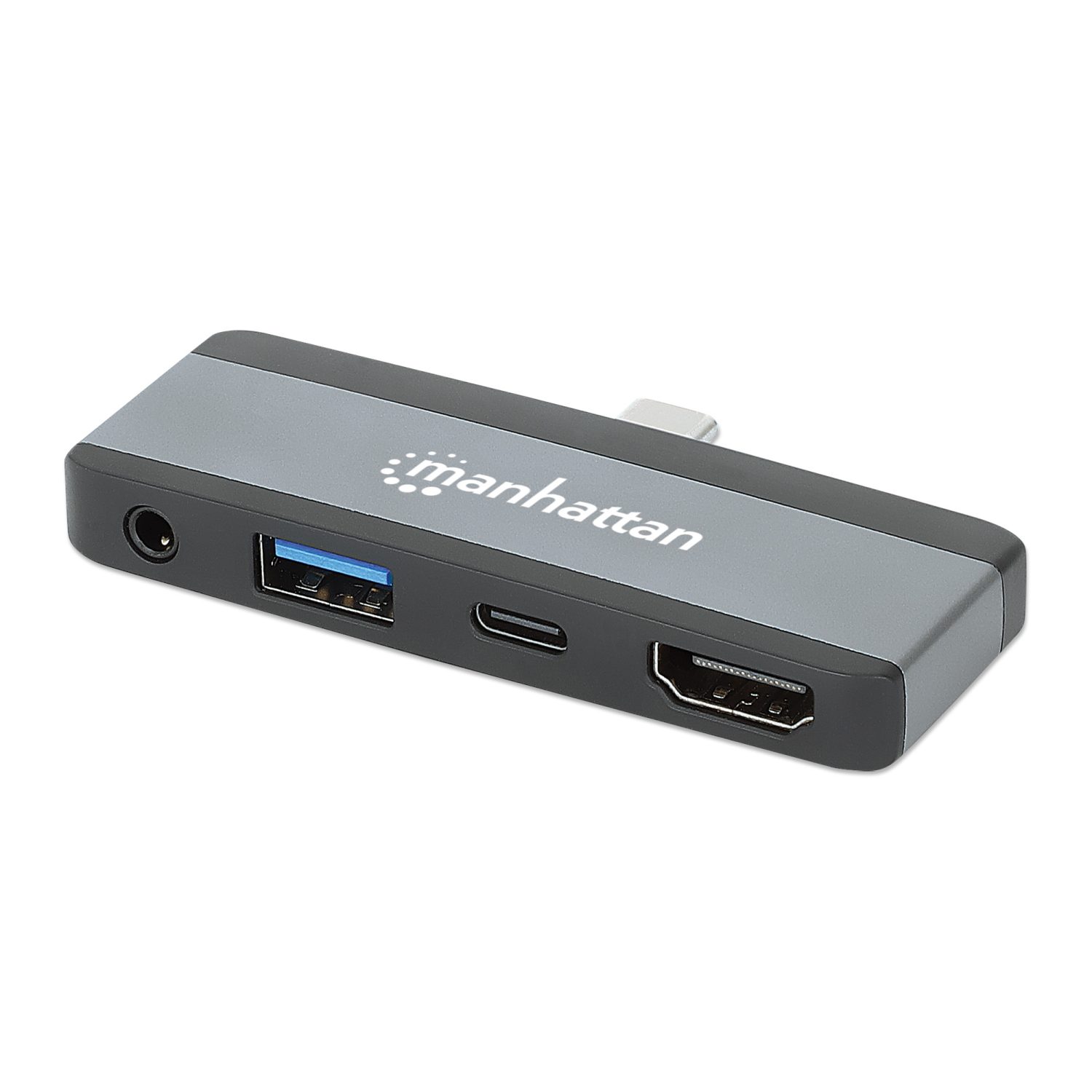 Manhattan 100W Laptop Docks & Port Replicators - Grey