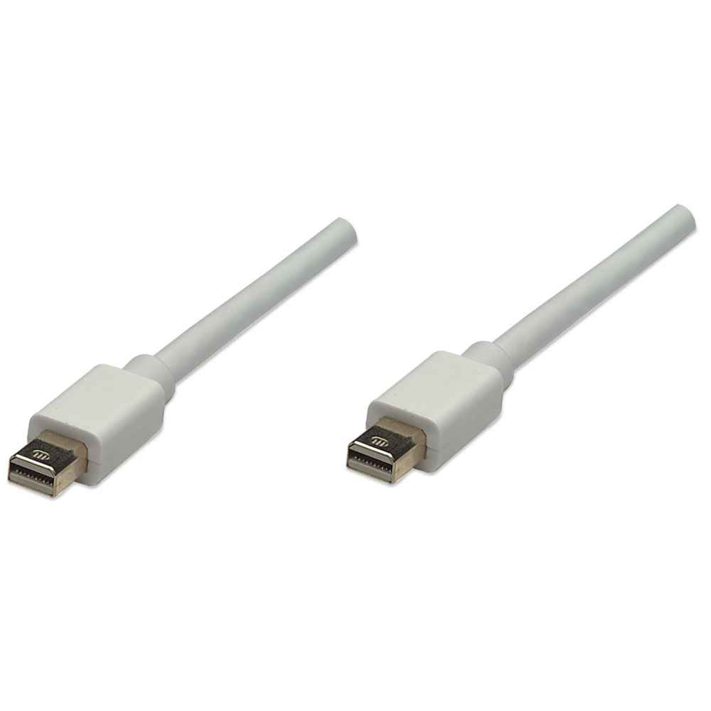 Manhattan MDPMM1MW DisplayPort Cables - White