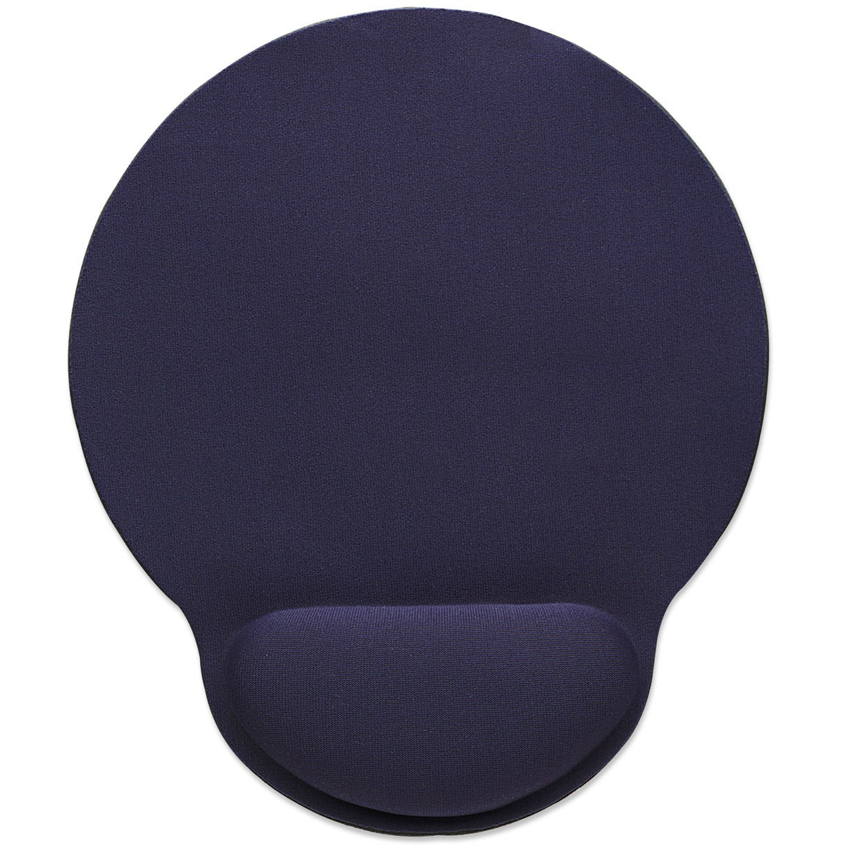 Manhattan Wrist Gel Support Pad and Mouse Mat, Blue, 241 × 203 × 40 mm, non slip base, Lifetime Warranty, Card Retail Packaging