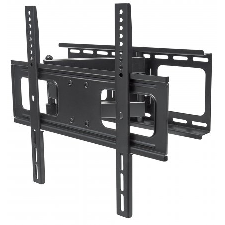 Manhattan TV & Monitor Mount (Clearance Pricing), Wall, Full Motion, 1 screen, Screen Sizes: 32-55", Black, VESA 200x200 to 400x400mm, Max 50kg, LFD, Tilt & Swivel with 3 Pivots, Lifetime Warranty