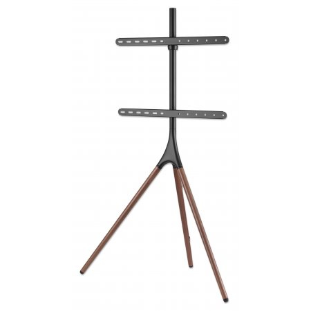 Manhattan TV & Monitor Mount, Tripod Floor Stand, 1 screen, Screen Sizes: 37-65", Black, VESA 200x200 to 600x400mm, Max 32kg, LFD, Lifetime Warranty