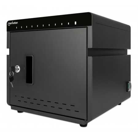 Manhattan 180W Portable Device Management Carts & Cabinets - Black