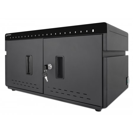 Manhattan 360W Portable Device Management Carts & Cabinets - Black