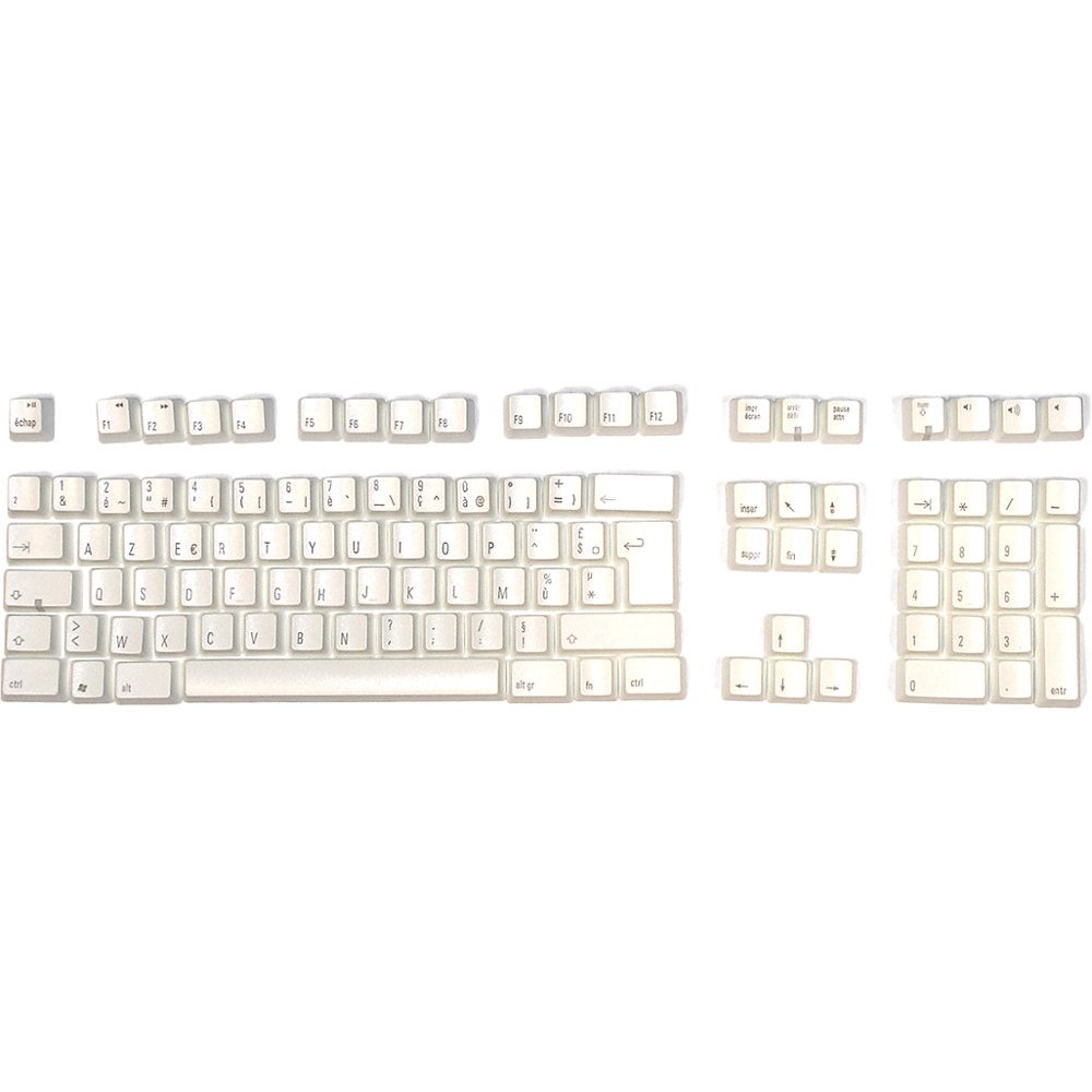 Matias Keyset French White PC Full for European Keyboards