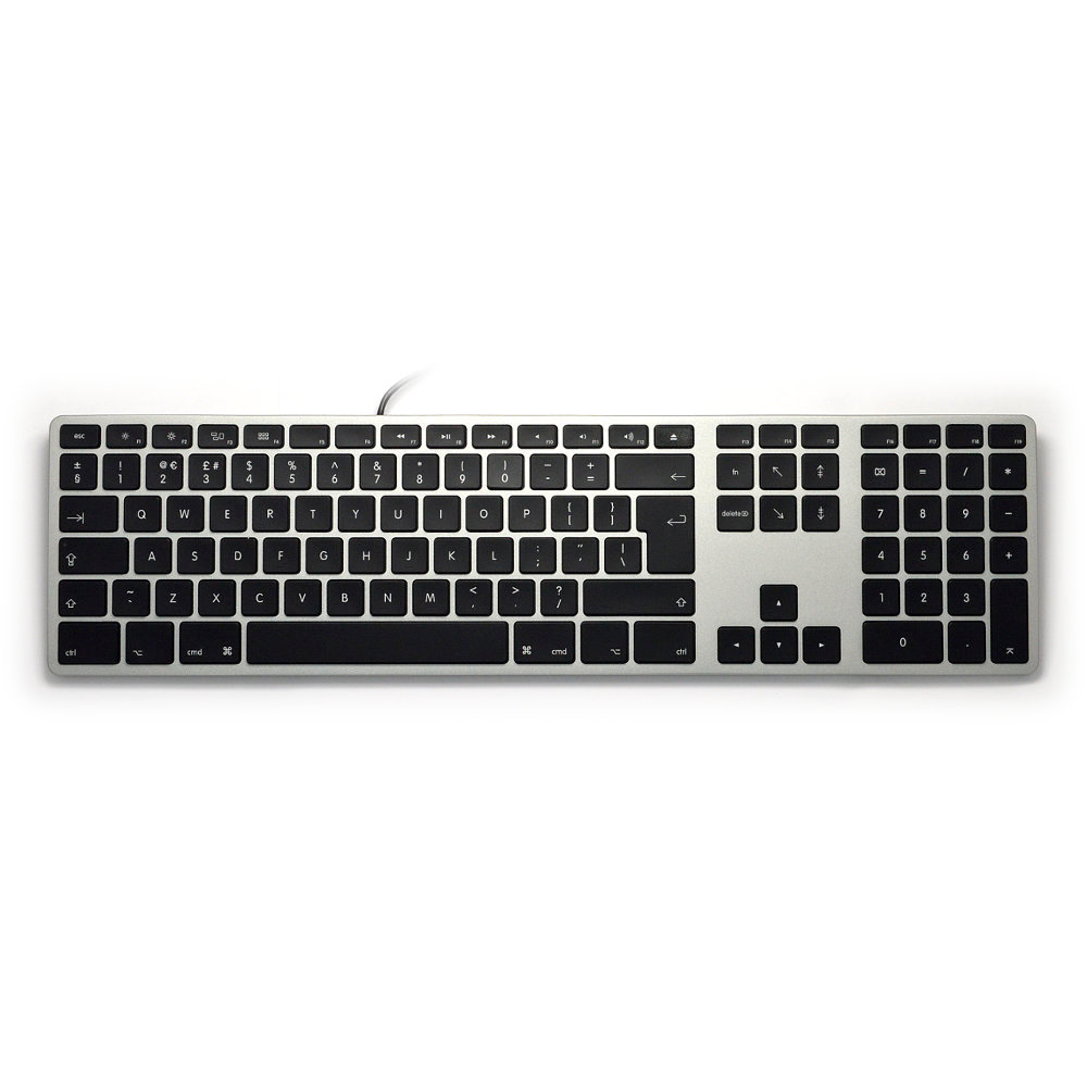 Matias UK Wired Aluminum Keyboard for Mac Space Grey