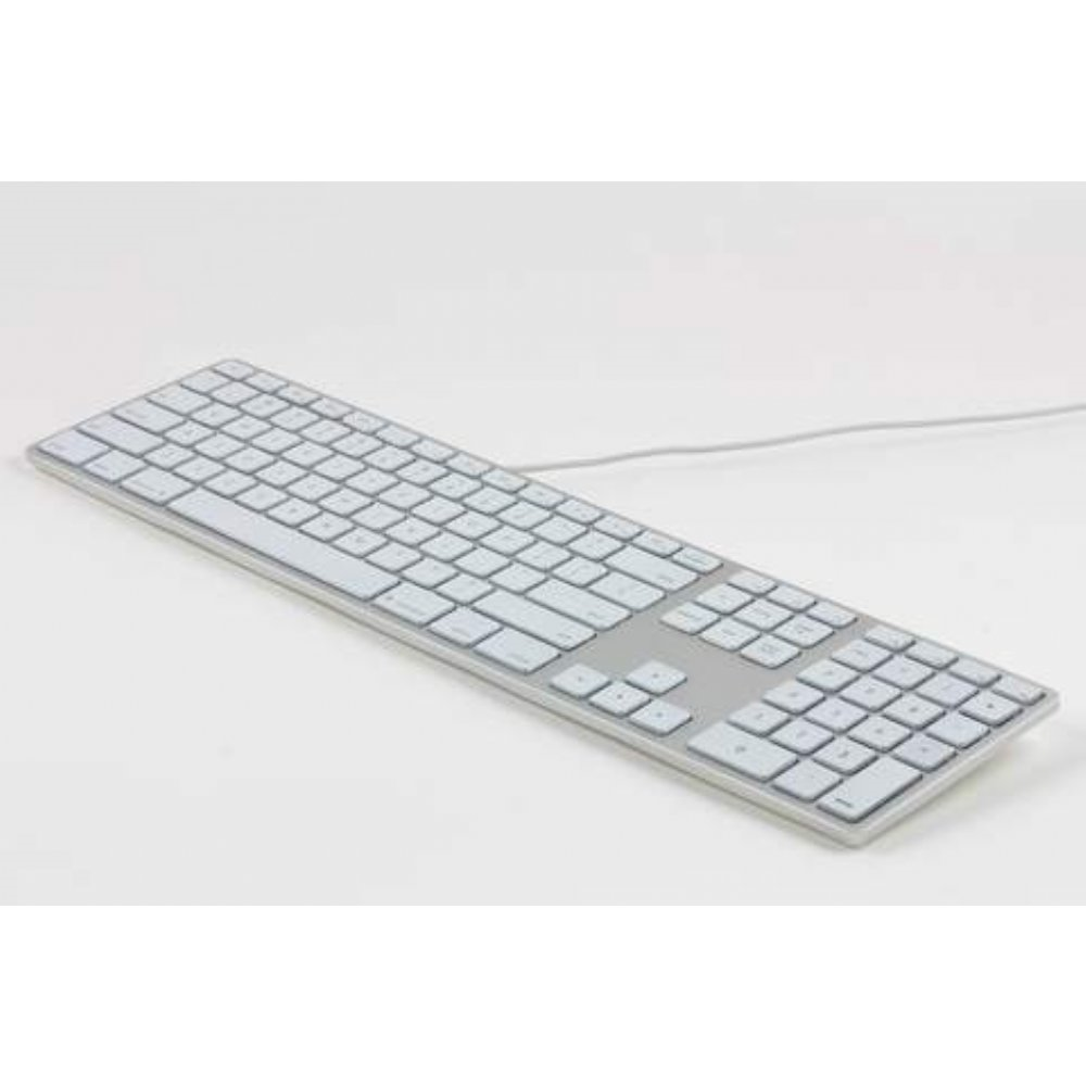 Matias USA Wired Backlit Aluminum Keyboard for Mac Silver