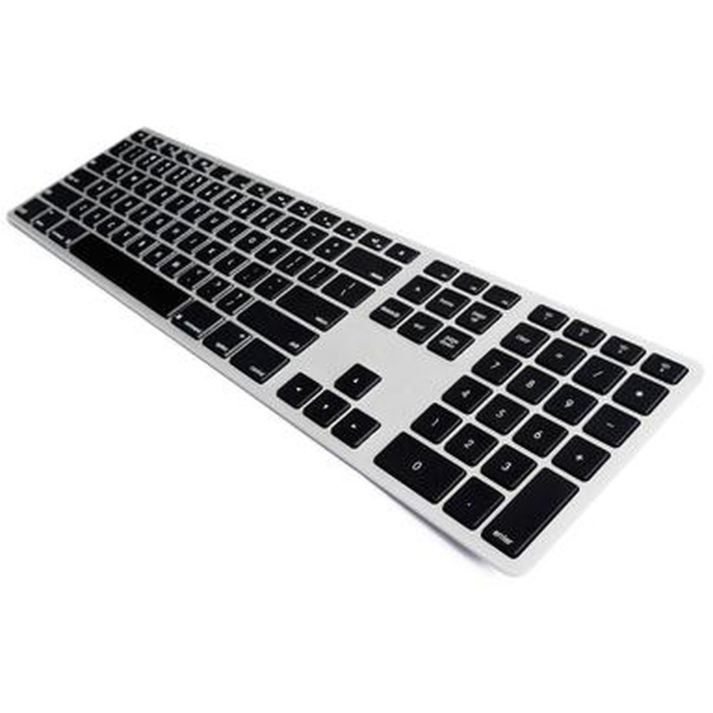 Matias USA Wireless BT Aluminum Backlit Mac Keyboard Silver