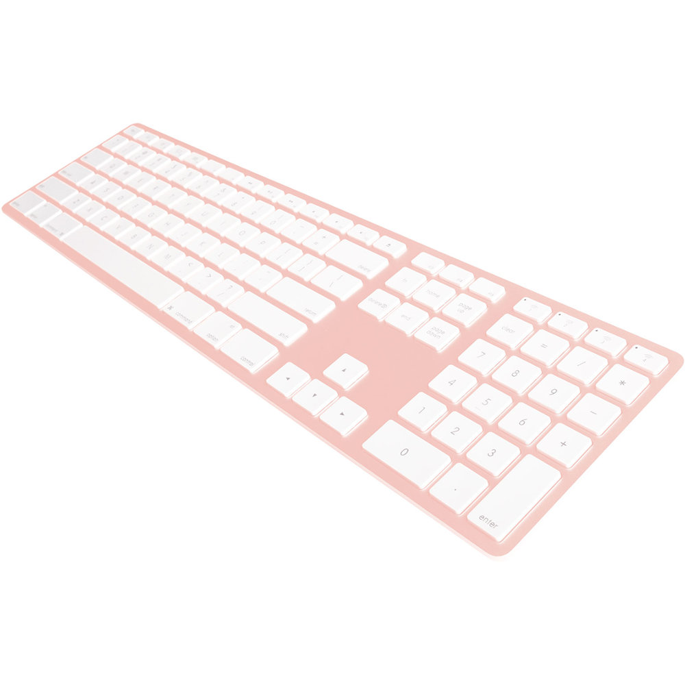 Matias USA Wireless BT Aluminum Mac Keyboard Rose Gold