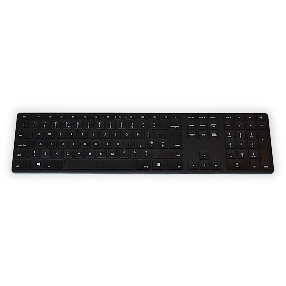 Matias UK Wireless 2.4G Aluminum PC Keyboard Black