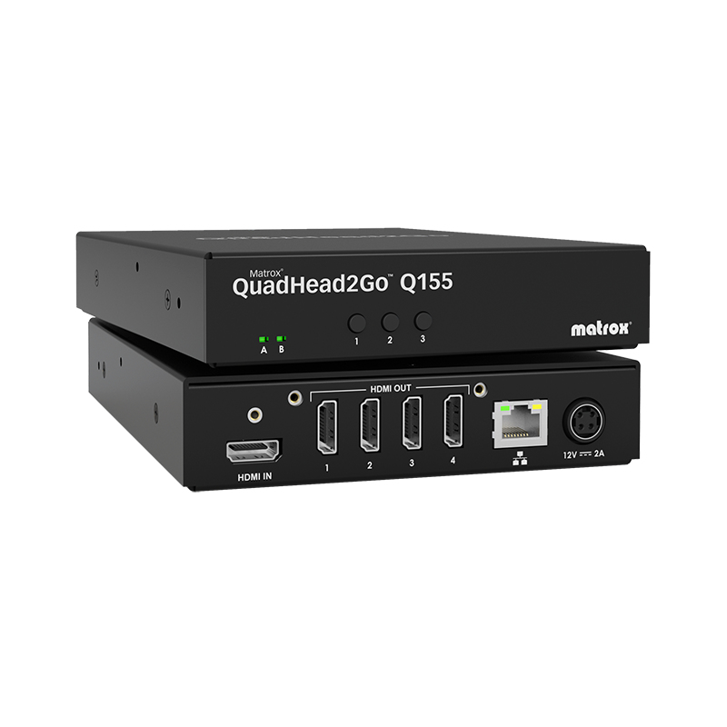 Matrox QuadHead2Go Video Wall Processors - Black