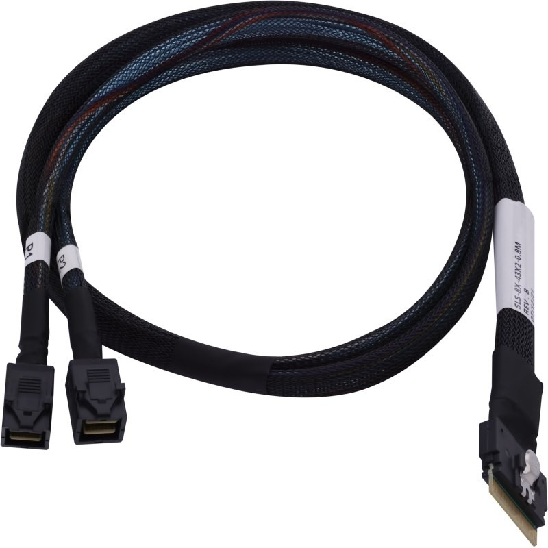 Microchip Technology 2304900-R Serial Attached SCSI (SAS) Cables - Black