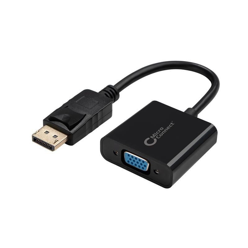 MicroConnect DPVGA15CM Video Cable Adapters - Black