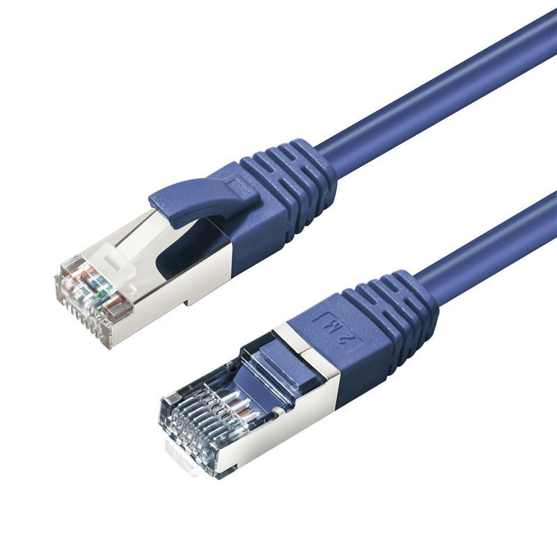 MicroConnect MC-SFTP6A01B Networking Cables - Blue