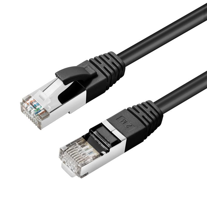 MicroConnect MC-SFTP6A01S Networking Cables - Black
