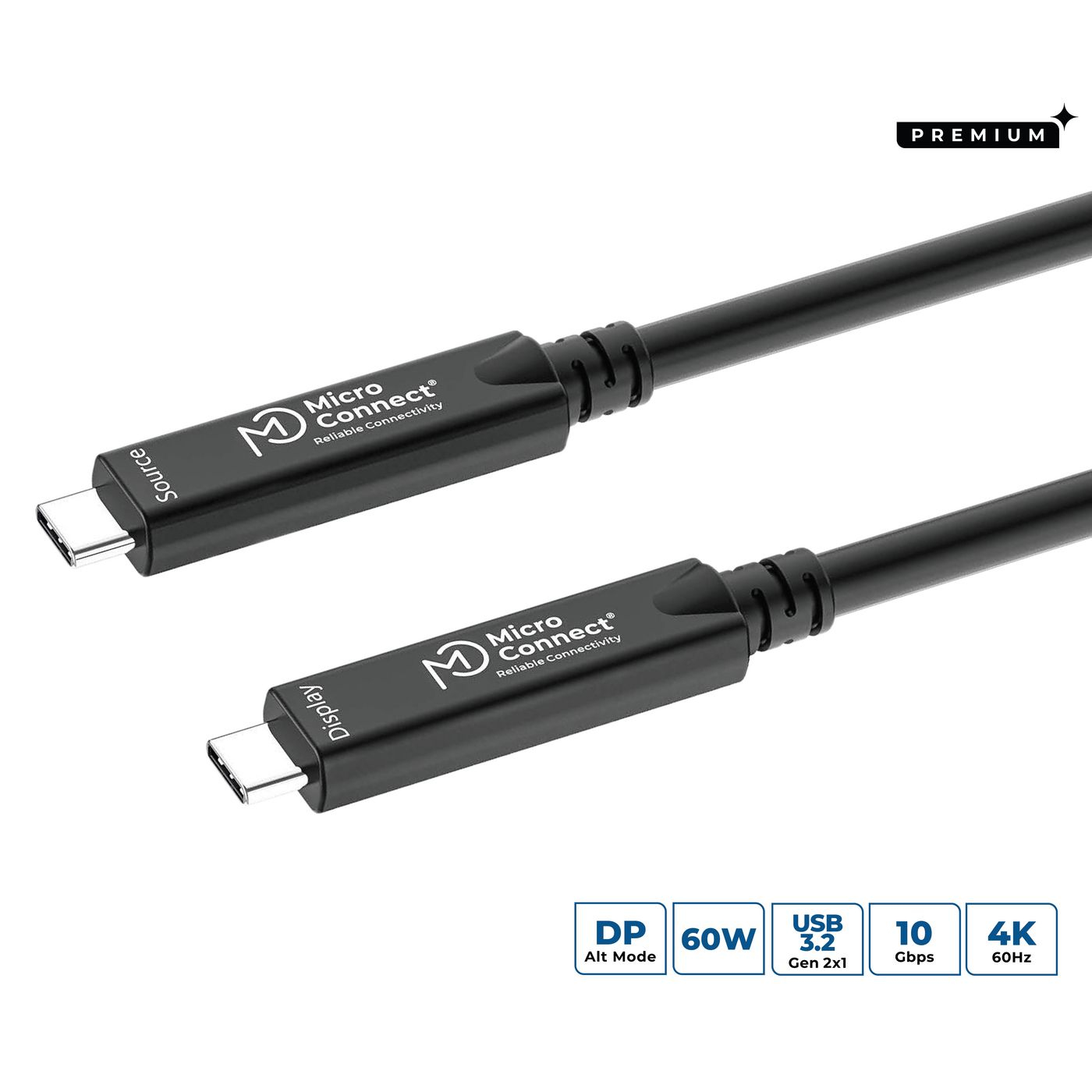 Microconnect Premium Optic Fiber USB-C 3.2