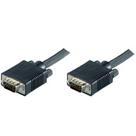 MicroConnect HD15 VGA Cables - Black