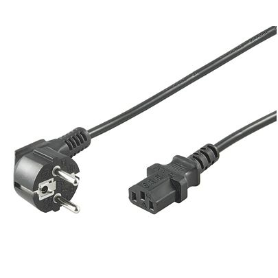 MicroConnect PE0104020 Power Cables - Black