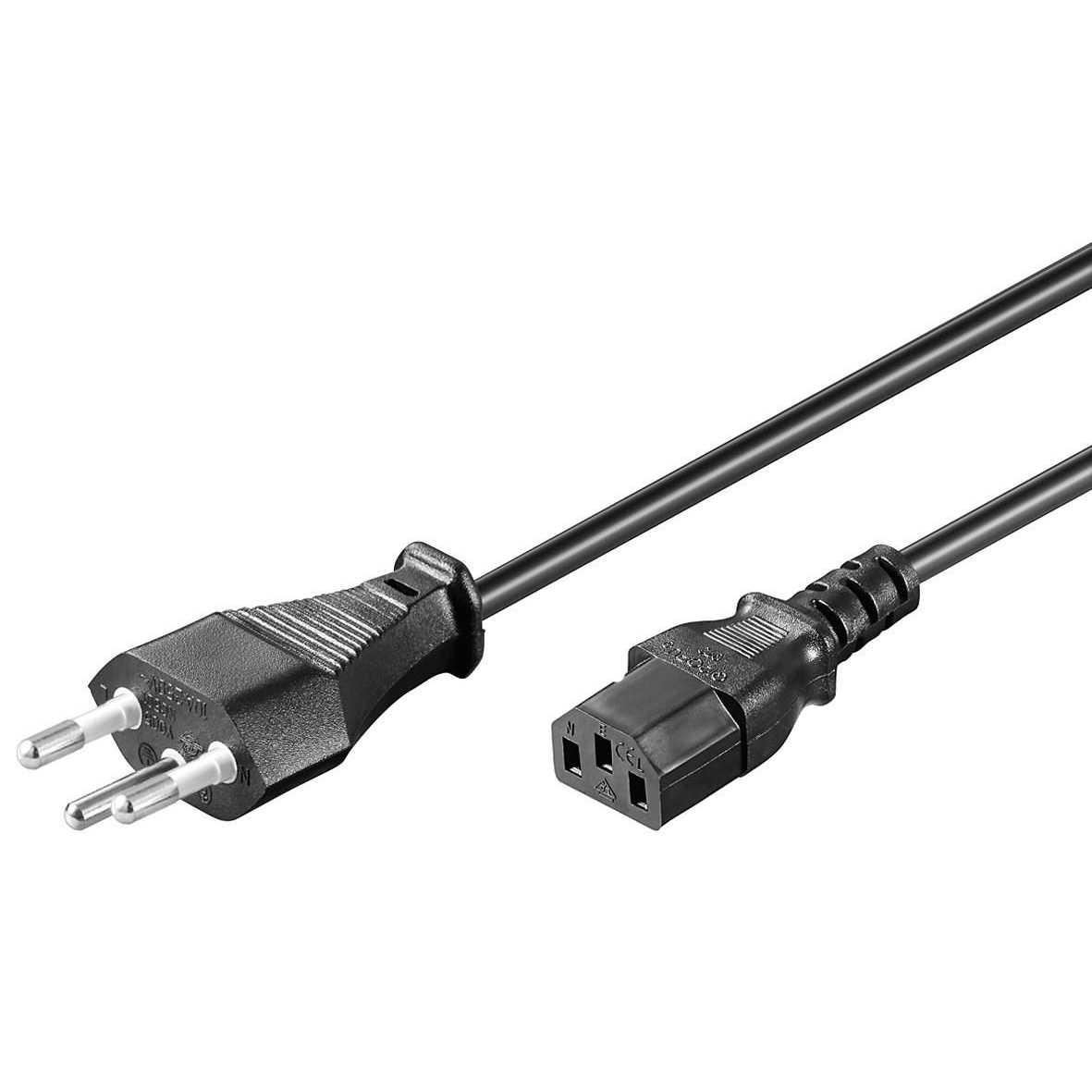 MicroConnect PE160418 Power Cables - Black