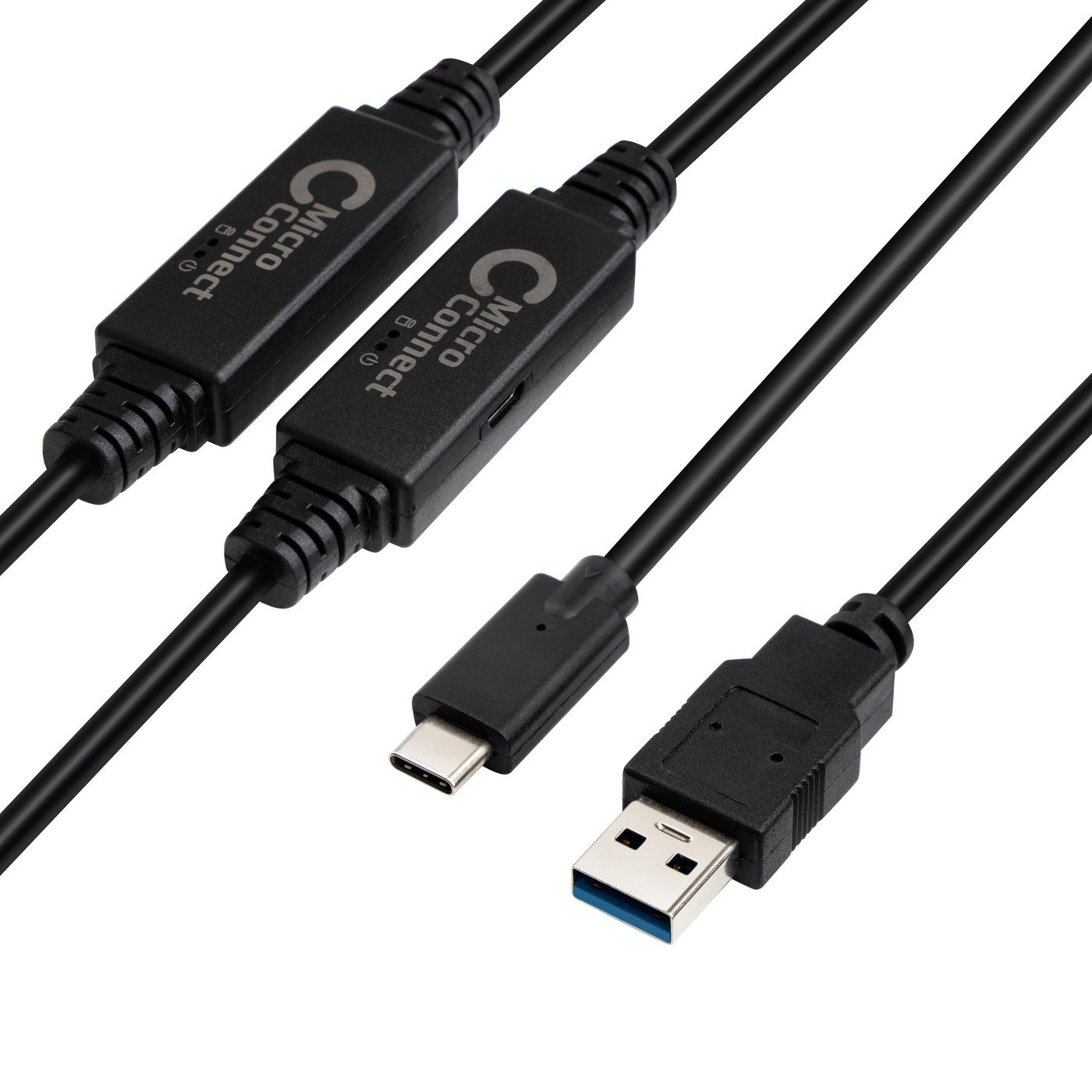 MicroConnect USB3 USB Cables - Black