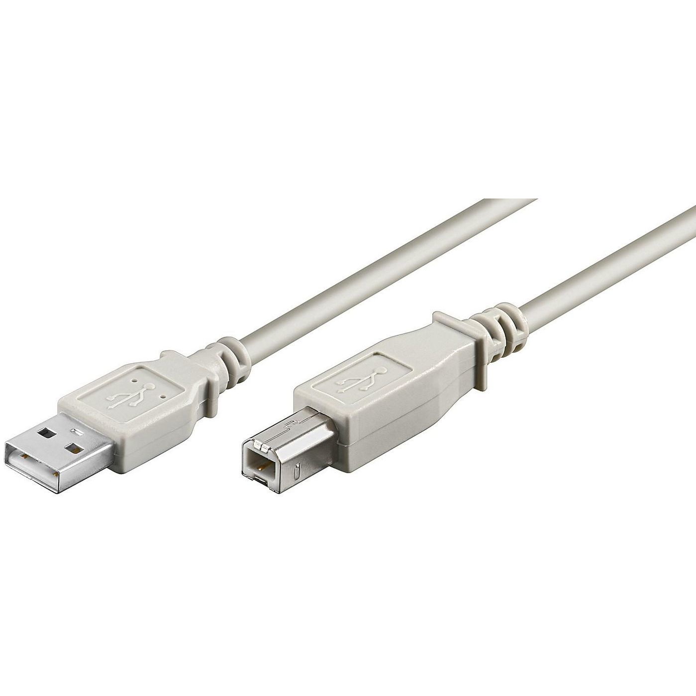 MicroConnect USBAB3 USB Cables - Grey