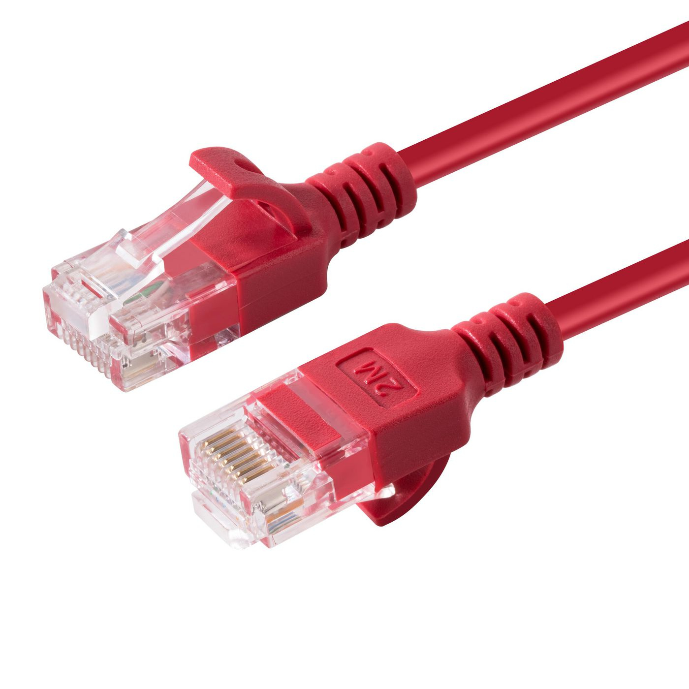 MicroConnect V-UTP6A02R-SLIM Networking Cables - Red