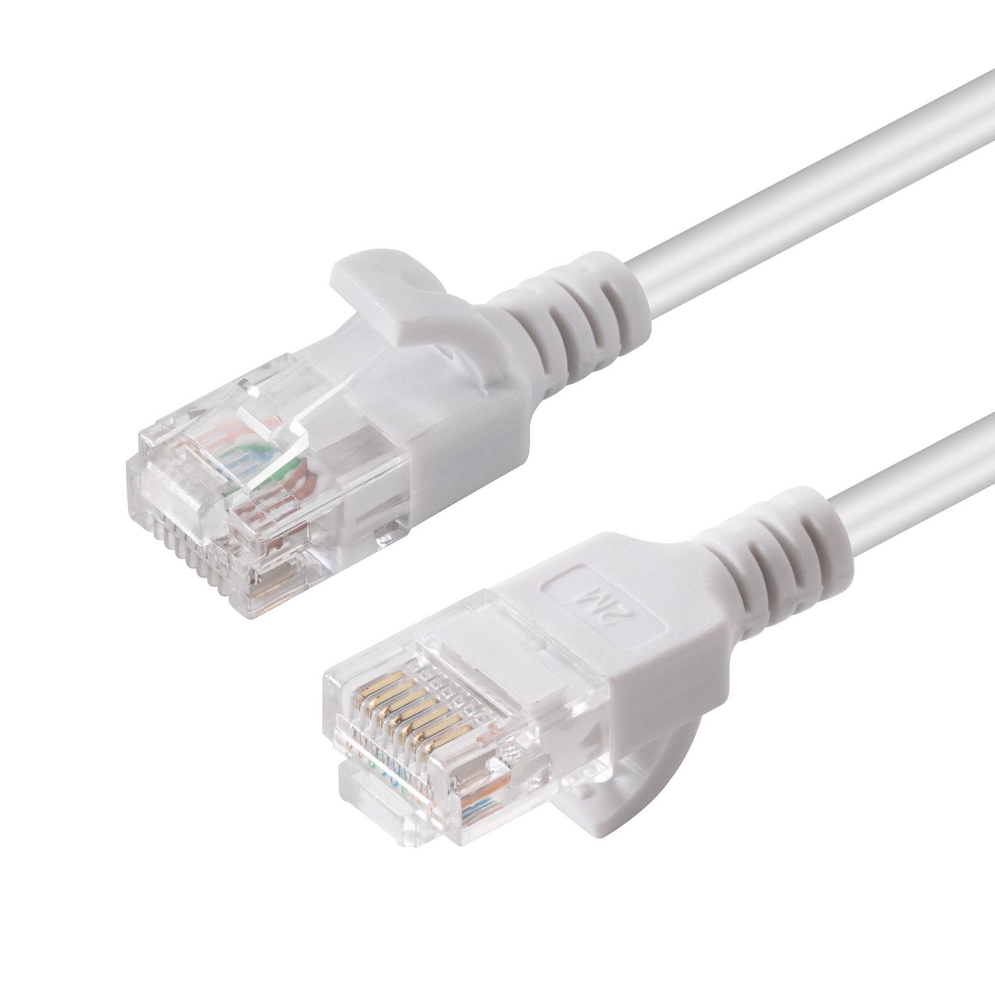 MicroConnect V-UTP6A02W-SLIM Networking Cables - White