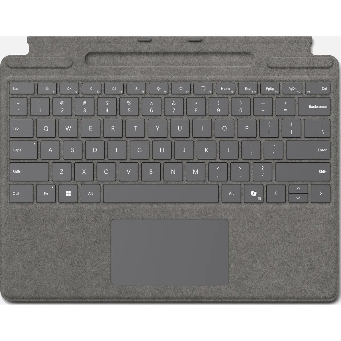 Microsoft Surface Pro Keyboard UK/Ireland Only Platinum with co-pilot key