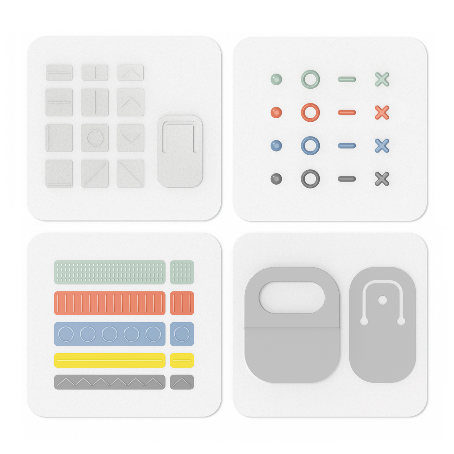 Microsoft Surface Adaptive Kit self-adhesive label Multicolour 33 pc(s)