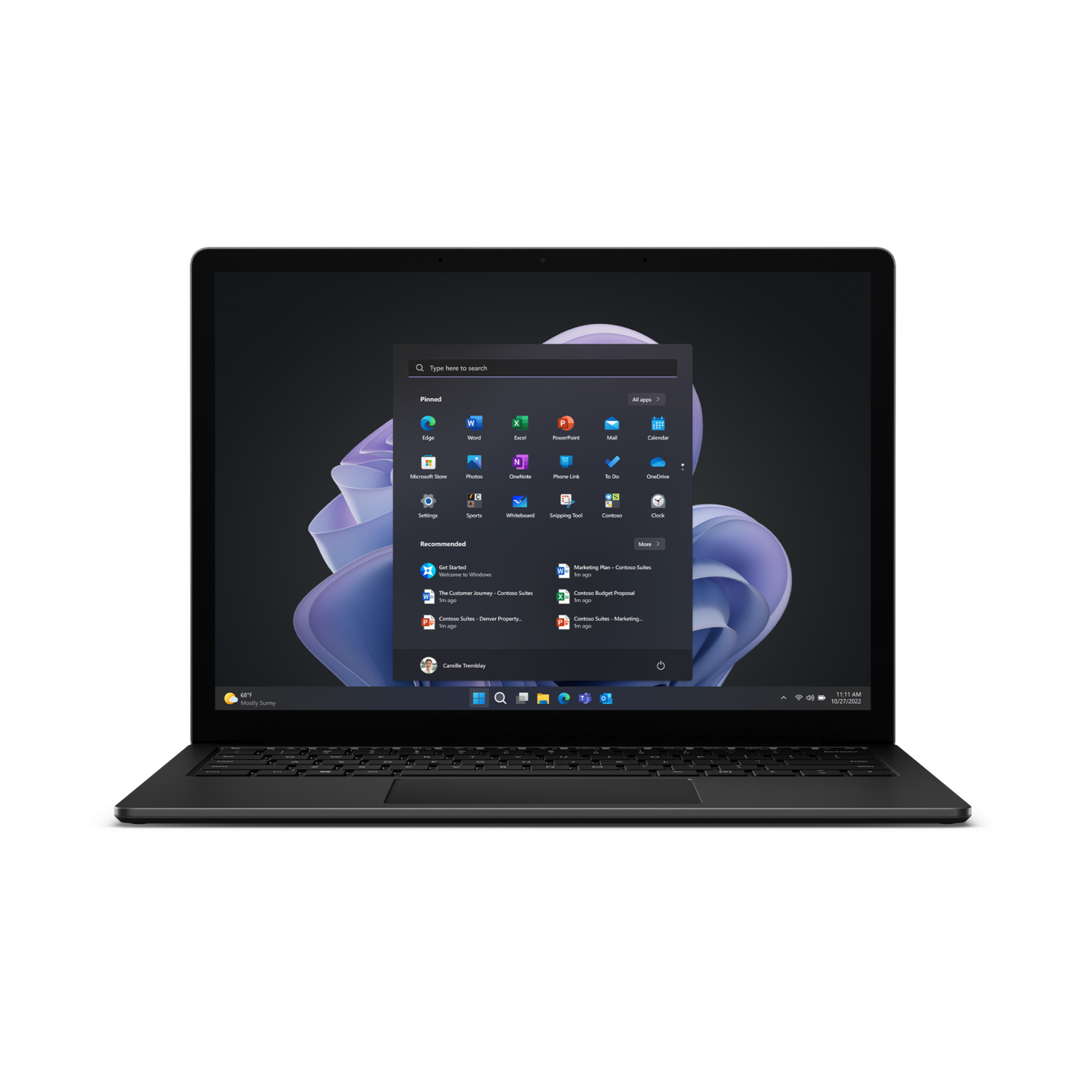 Microsoft i5-1245U Laptops - 13.5 Inches - 16GB - Black