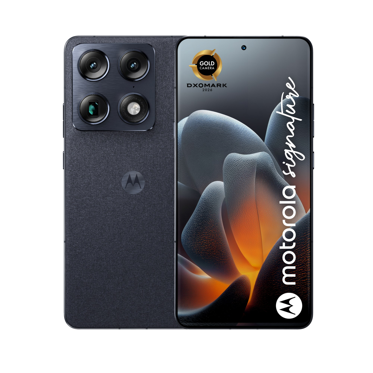 Motorola signature 17.2 cm (6.78") Dual SIM Android 16.0 5G USB Type-C 16 GB 512 GB 5200 mAh Dark Blue