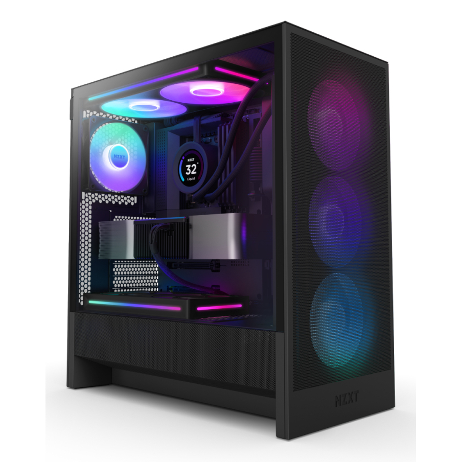 NZXT H5 Flow RGB 2024 Mid Tower Case BLK