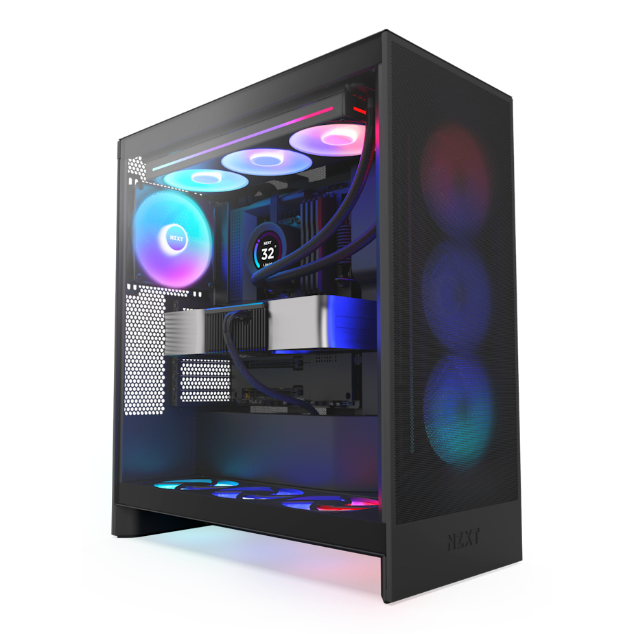 NZXT H7 Flow RGB Midi Tower Black