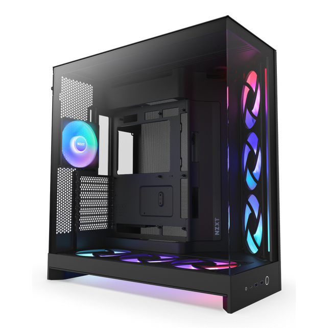 NZXT H9 FLOW RGB+ MID TOWER CASE BLACK