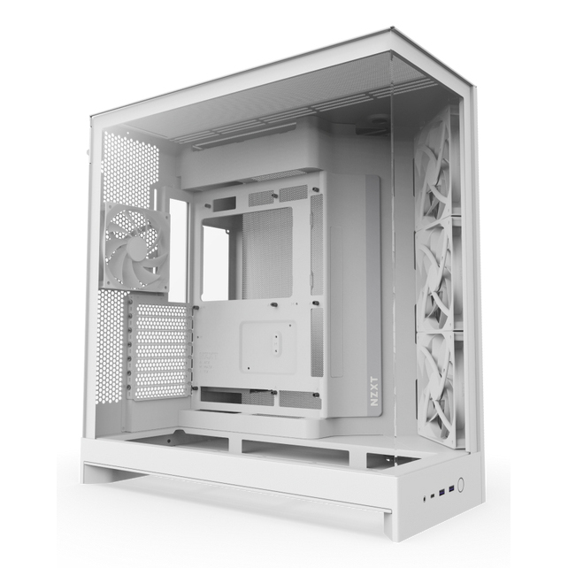 NZXT H9 FLOW MID TOWER CASE WHITE